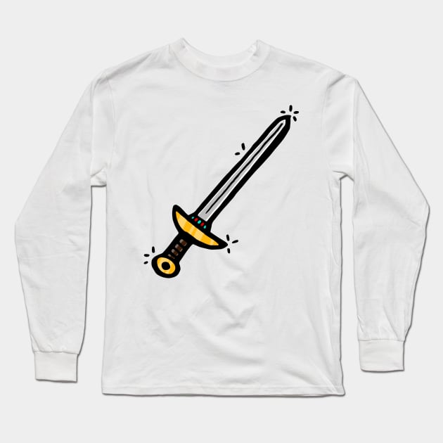 Sword of a King Long Sleeve T-Shirt by VANDERVISUALS